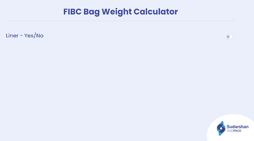 fibc bag weight calculator
